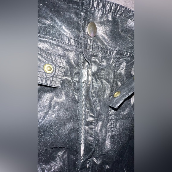 Isabel Marant Spring Collection Black Shorts Tweni Coated-Cotton FR40/US8 - Picture 15 of 16